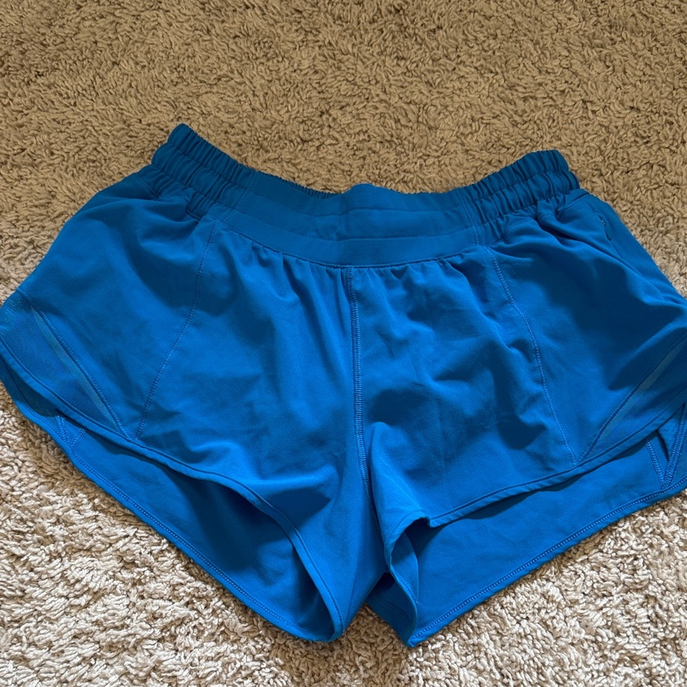 Women's Blue Lululemon Hotty Hot Shorts